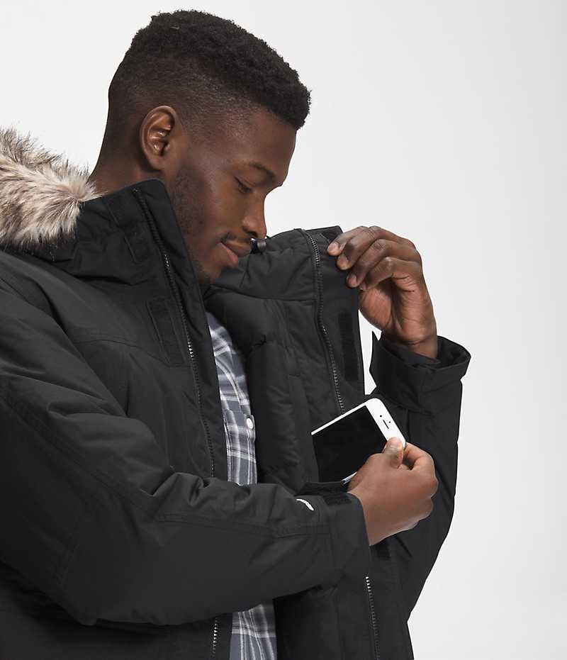 Black Men's The North Face McMurdo Coat | IRELAND COKI