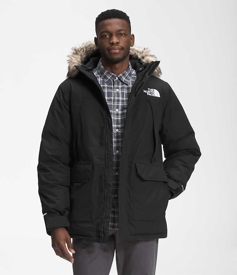 Black Men\'s The North Face McMurdo Coat | IRELAND COKI