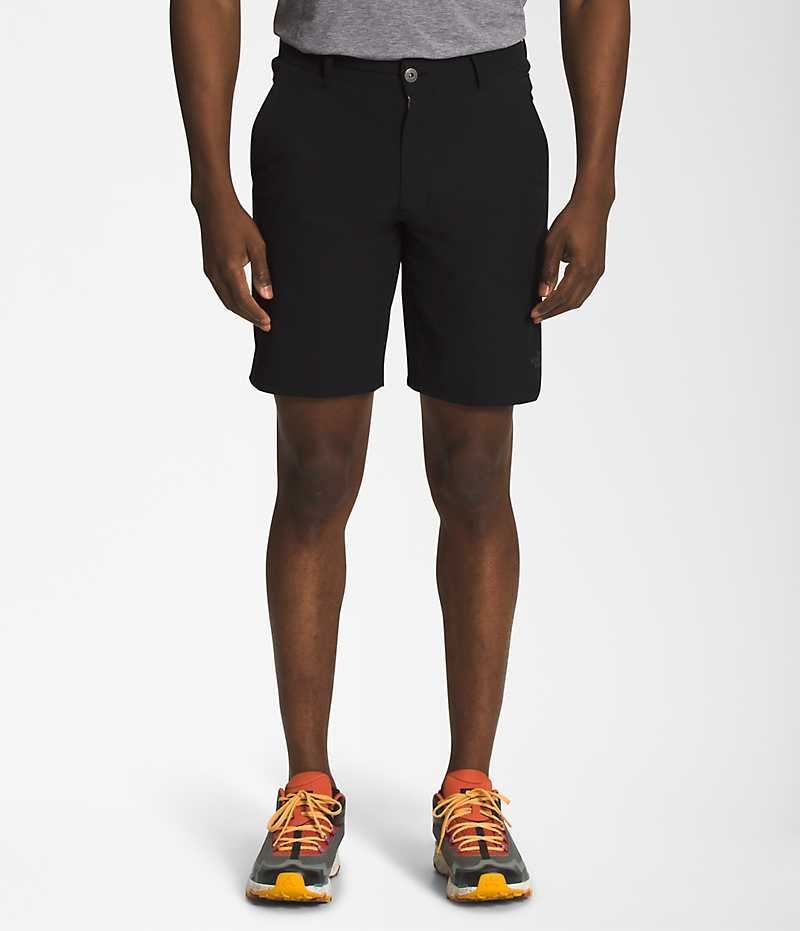 Black Men\'s The North Face Rolling Sun Packable Shorts | IRELAND HOAG