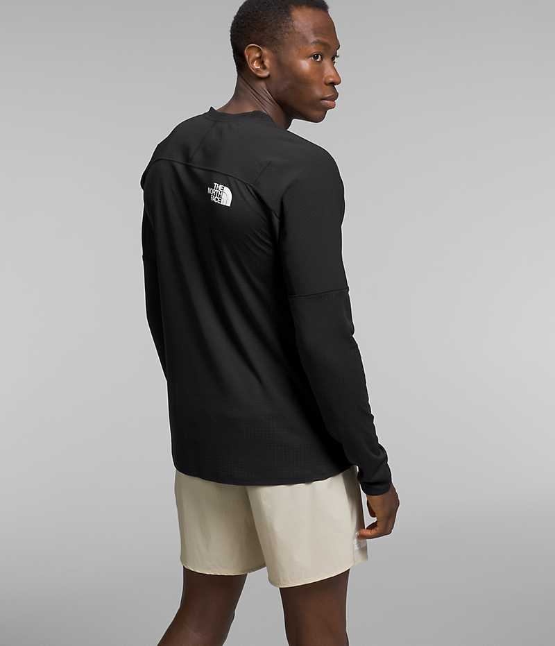 Black Men's The North Face Summit Series Altimetro ¾-Zip Top Sweatshirt | IRELAND BYWE