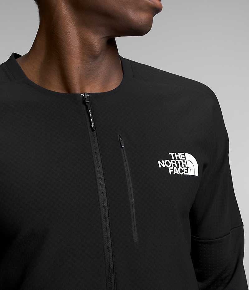 Black Men's The North Face Summit Series Altimetro ¾-Zip Top Sweatshirt | IRELAND BYWE