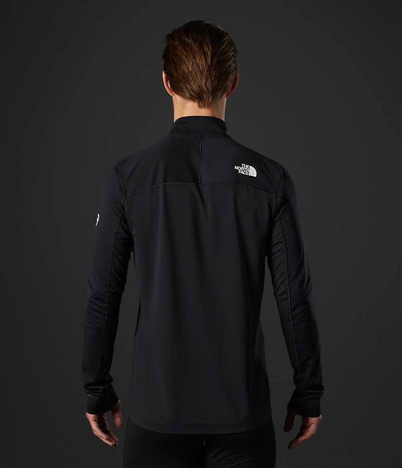 Black Men's The North Face Summit Series Crevasse ½-Zip Sweatshirt | DUBLIN XUAK