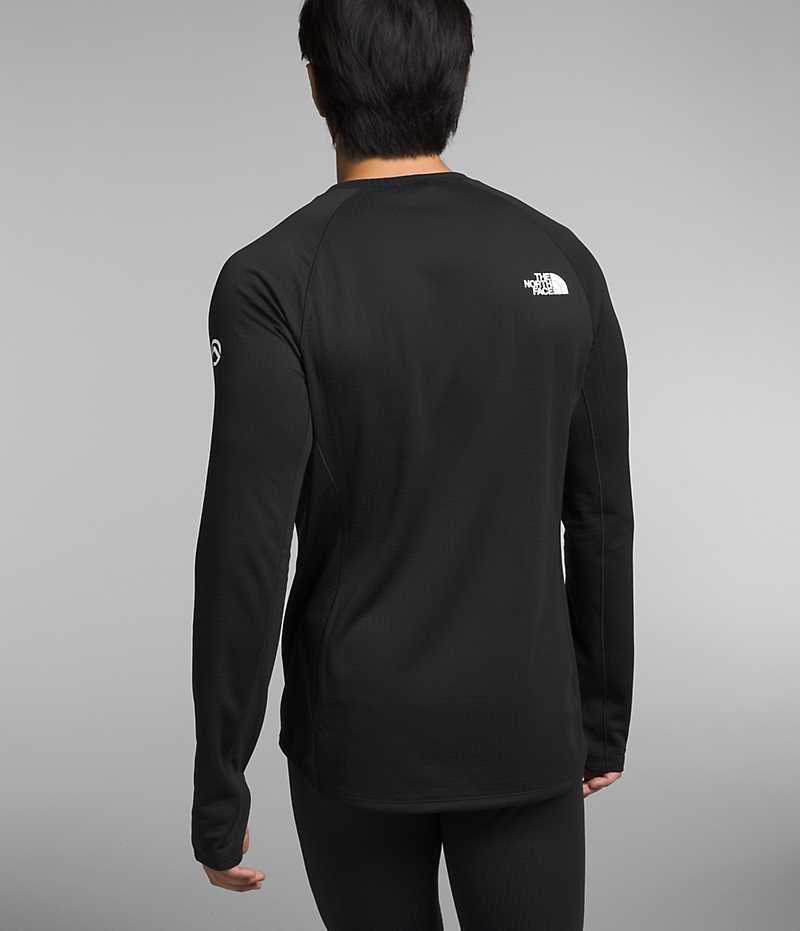 Black Men's The North Face Summit Series Pro 120 Crew Sweatshirt | DUBLIN JEXQ