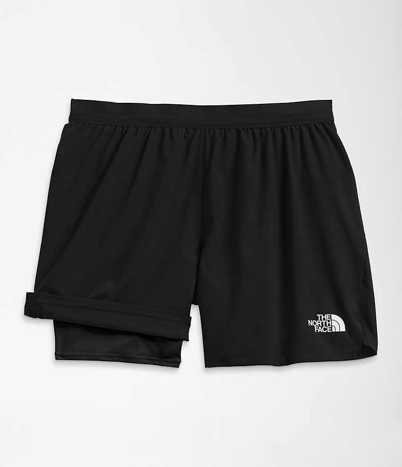 Black Men's The North Face Sunriser 2-in-1 Shorts | IRELAND CWUI