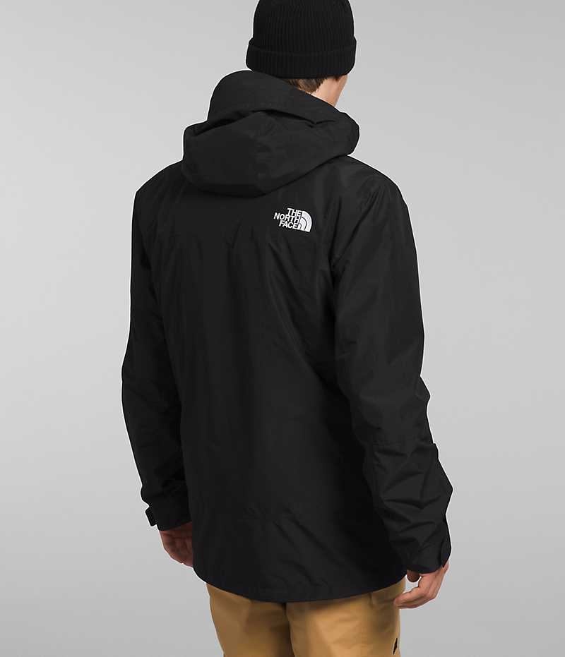 Black Men's The North Face ThermoBall™ Eco Snow Triclimate® Hooded Jacket | IRELAND KPIG