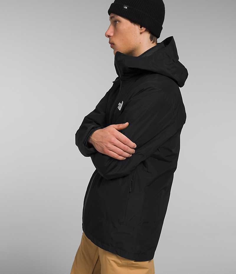 Black Men's The North Face ThermoBall™ Eco Snow Triclimate® Hooded Jacket | IRELAND KPIG