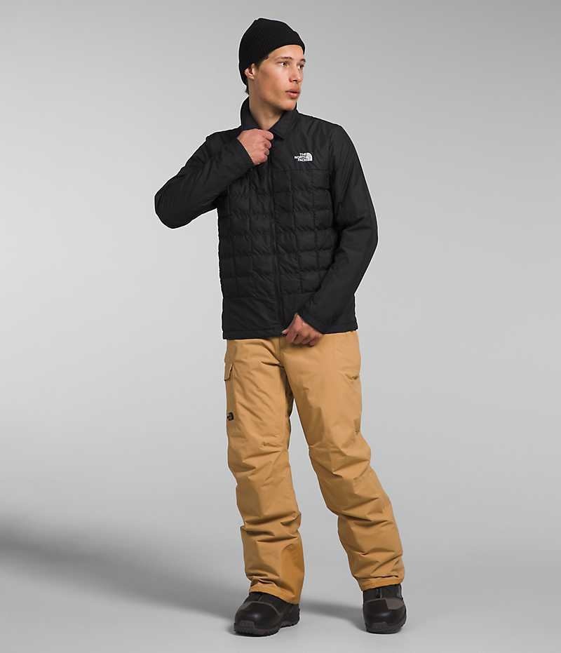 Black Men's The North Face ThermoBall™ Eco Snow Triclimate® Hooded Jacket | IRELAND KPIG