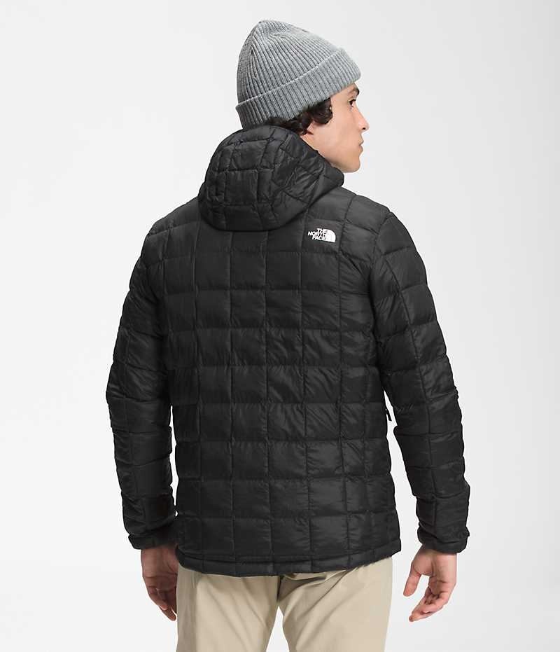 Black Men's The North Face ThermoBall™ Eco Hoodie 2.0 Puffer Jacket | DUBLIN WZIU