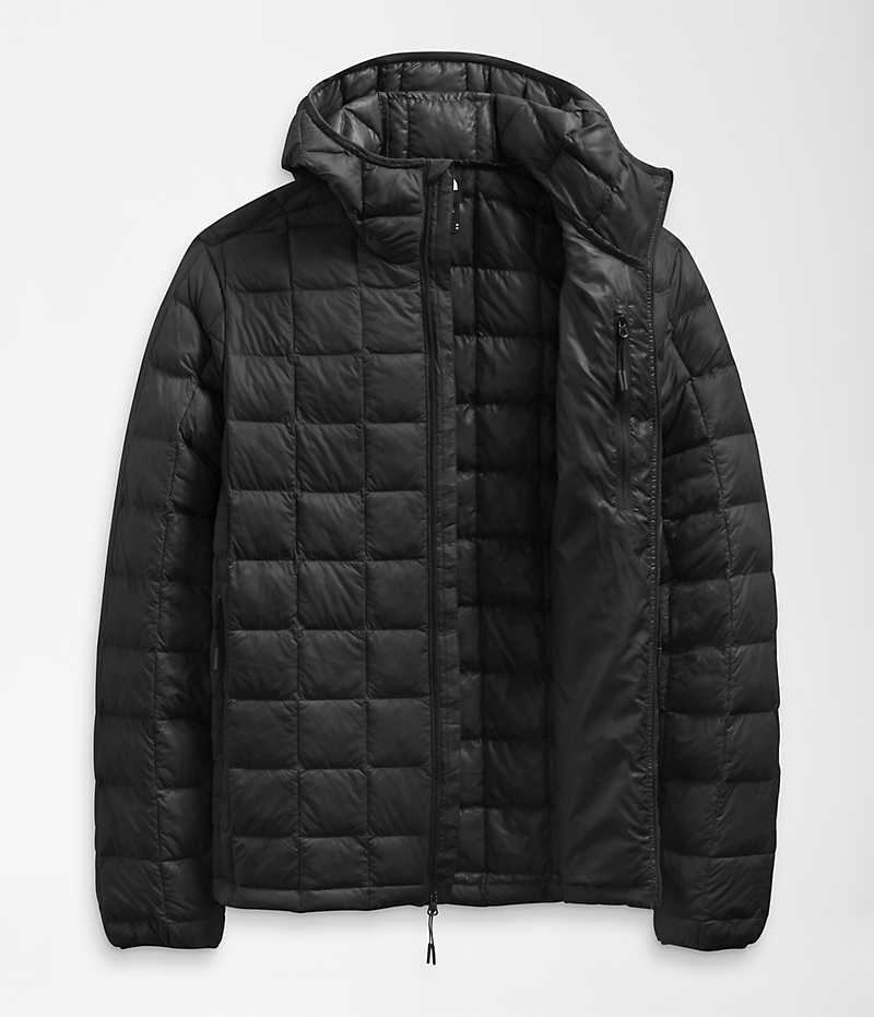 Black Men's The North Face ThermoBall™ Eco Hoodie 2.0 Puffer Jacket | DUBLIN WZIU