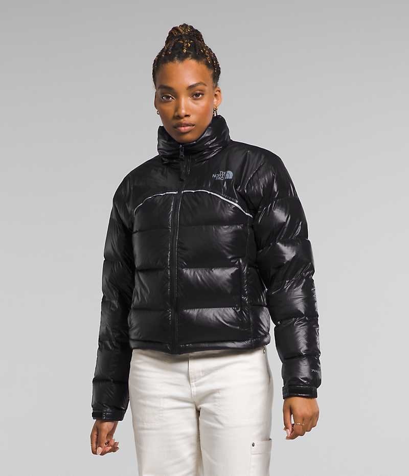 Black Women\'s The North Face 2000 Retro Nuptse Puffer Jacket | IRELAND KGVT