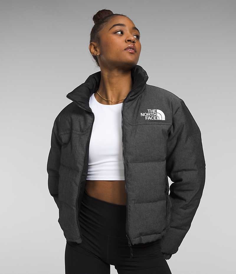 Black Women\'s The North Face ’92 Reversible Nuptse Puffer Jacket | DUBLIN ISBA