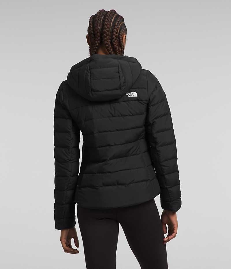 Black Women's The North Face Aconcagua 3 Hoodie Puffer Jacket | IRELAND RKHN