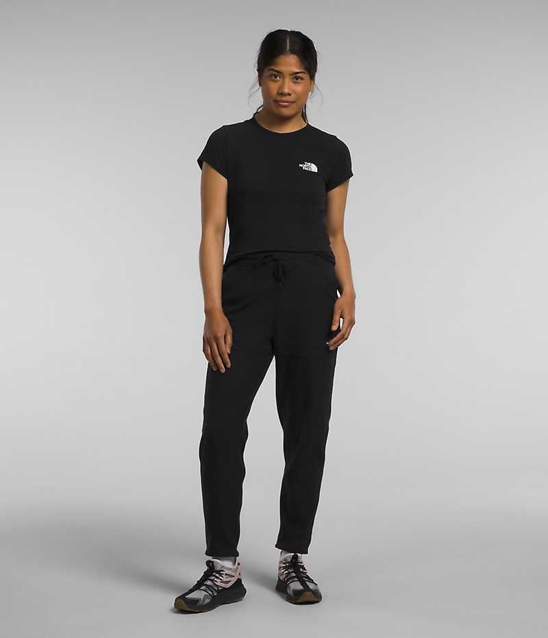 Black Women's The North Face Alpine Polartec® 100 Fleece Pants | DUBLIN MUSN