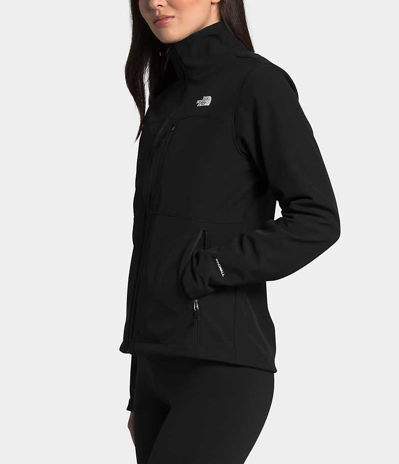 Black Women's The North Face Apex Bionic Softshell Jacket | IRELAND VCIB