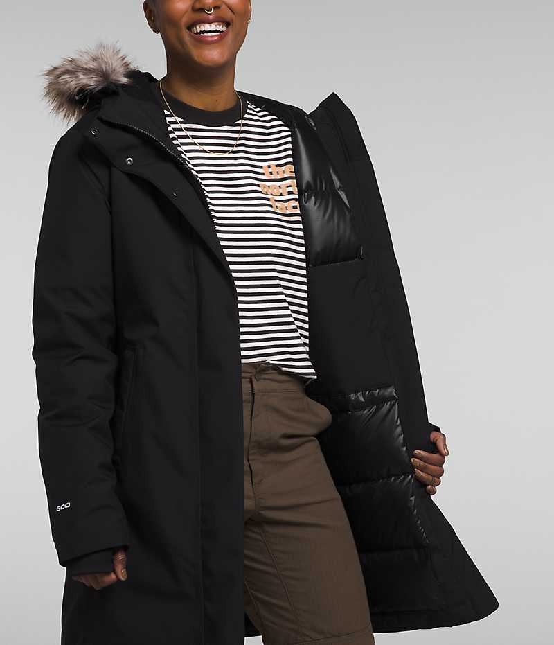 Black Women's The North Face Arctic Coat | DUBLIN DYKG