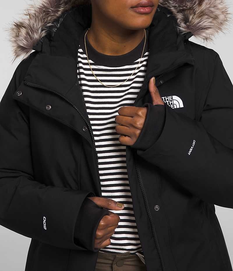 Black Women's The North Face Arctic Coat | DUBLIN DYKG