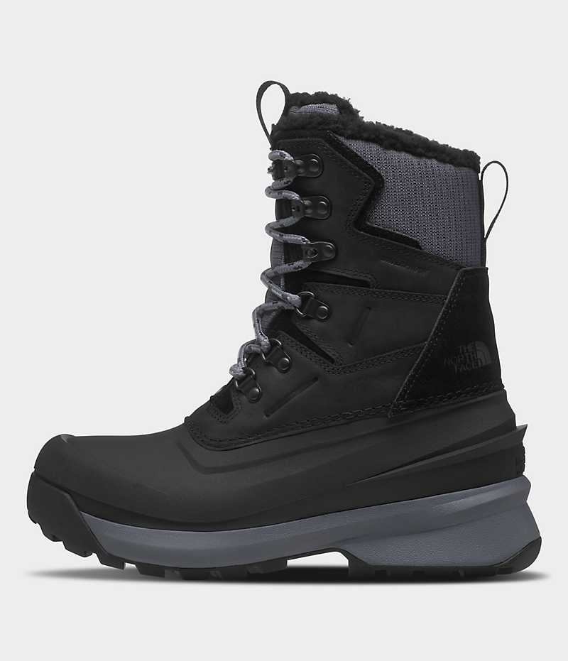 Black Women\'s The North Face Chilkat V 400 Waterproof Winter Boots | IRELAND WQXI