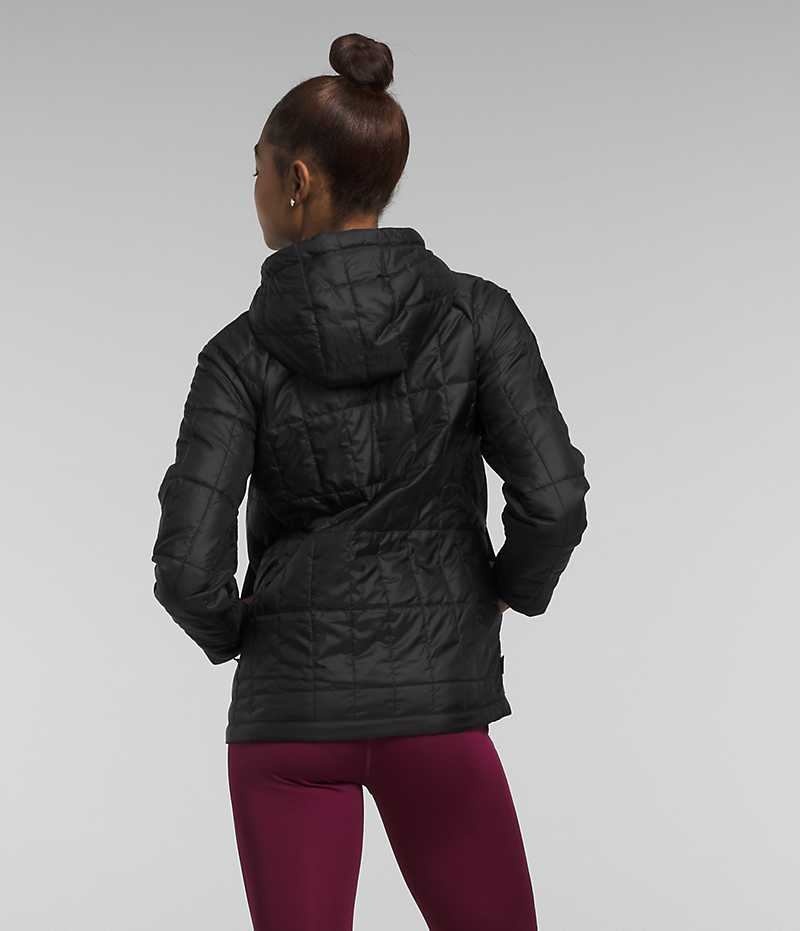 Black Women's The North Face Circaloft Hoodie Puffer Jacket | IRELAND SGBO