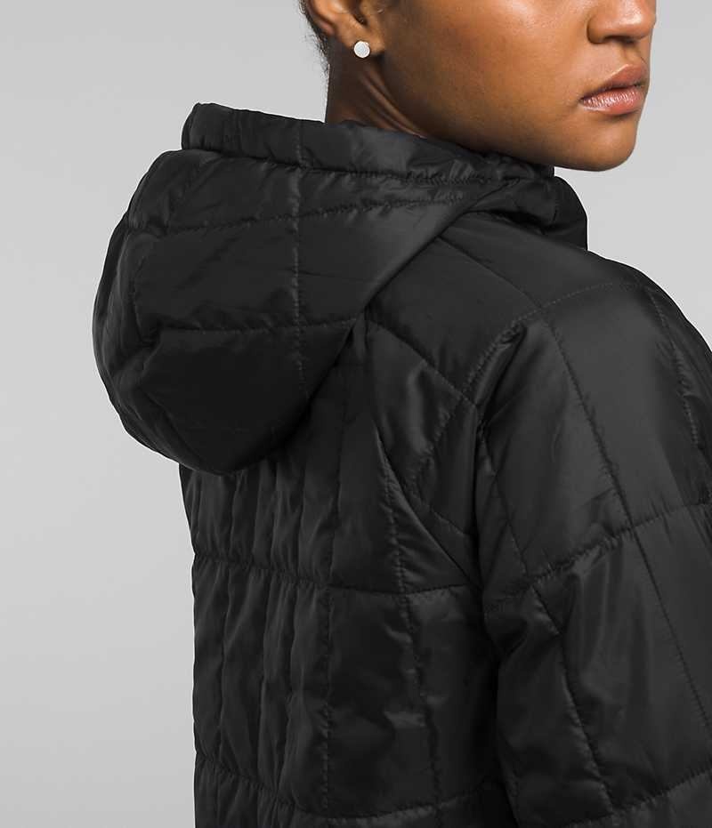 Black Women's The North Face Circaloft Hoodie Puffer Jacket | IRELAND SGBO