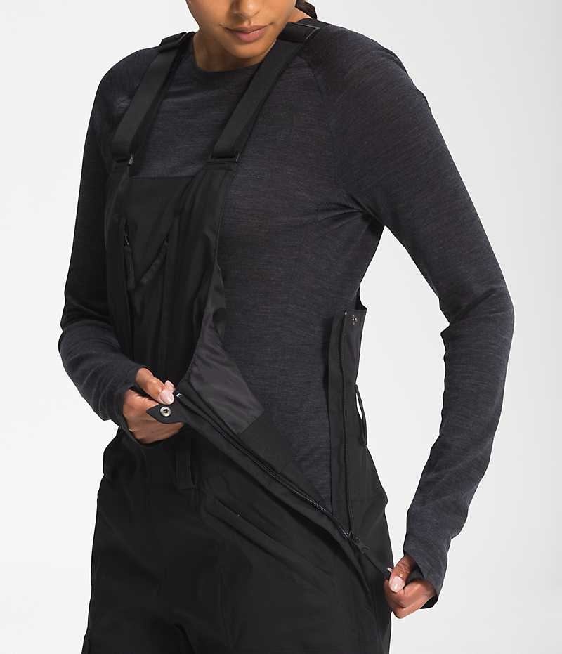 Black Women's The North Face Freedom Bib Pants | DUBLIN WJHS