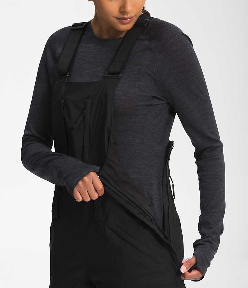 Black Women's The North Face Freedom Insulated Bib Pants | DUBLIN RDGP