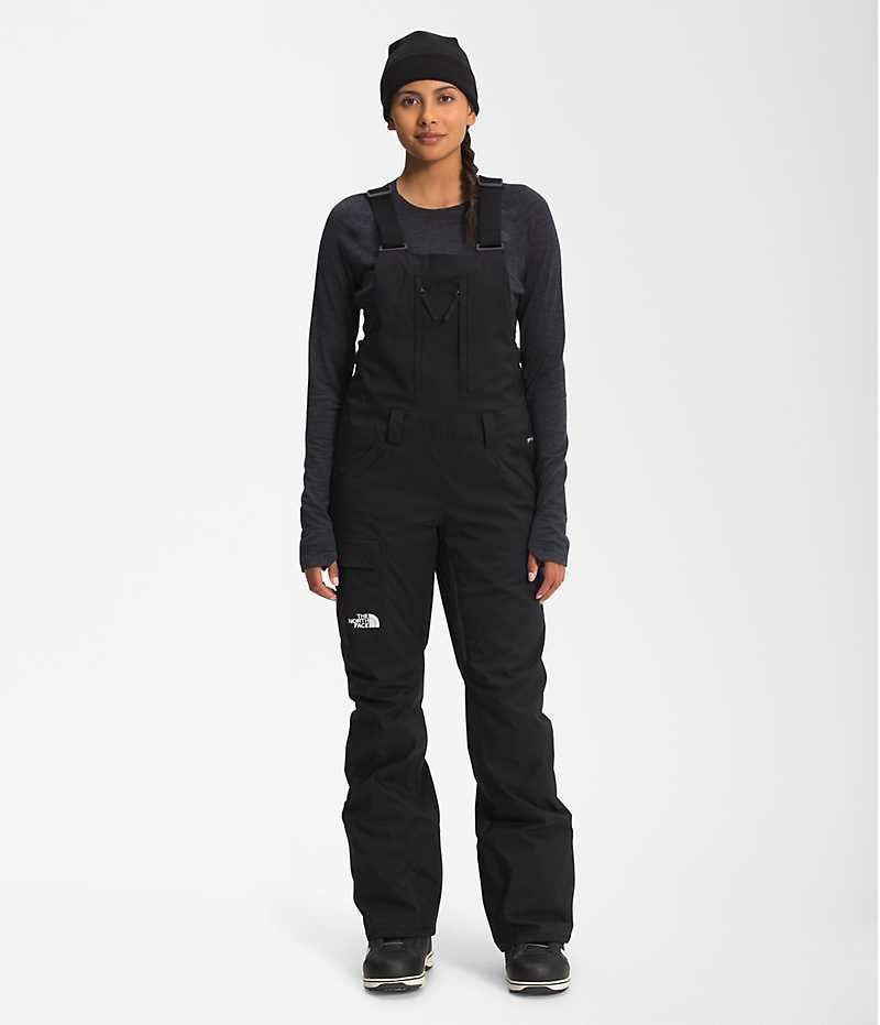 Black Women\'s The North Face Freedom Insulated Bib Pants | DUBLIN RDGP