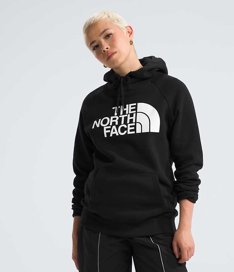 Black Women\'s The North Face Half Dome Pullover Hoodie | DUBLIN QTUJ