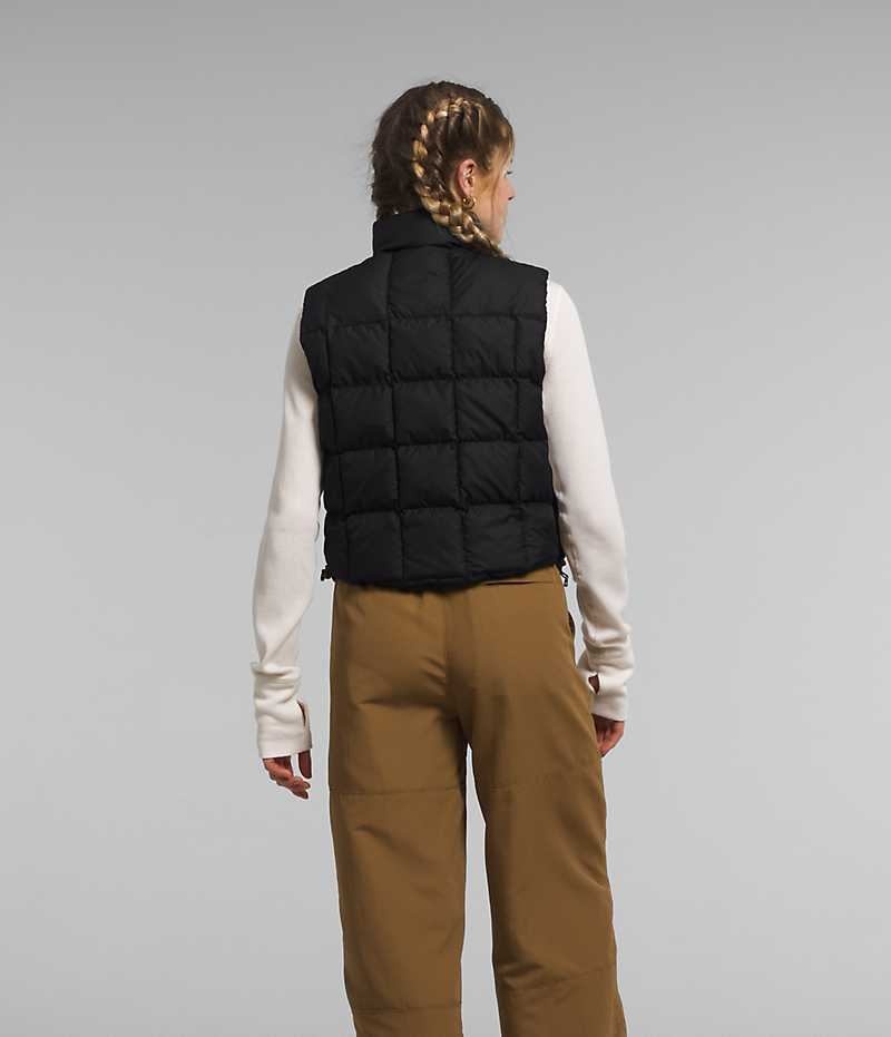 Black Women's The North Face Lhotse Reversible Vest | DUBLIN WBDS