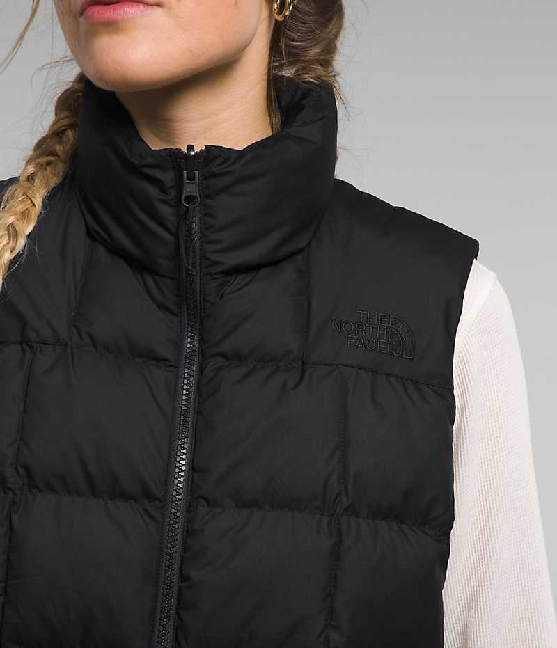 Black Women's The North Face Lhotse Reversible Vest | DUBLIN WBDS