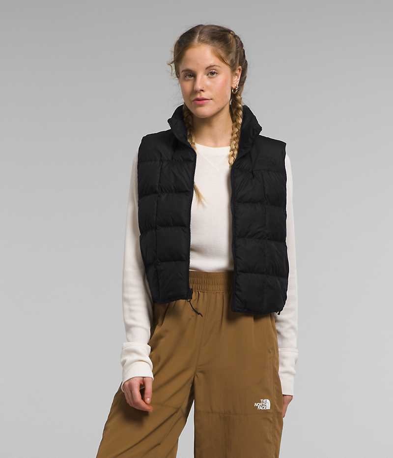 Black Women\'s The North Face Lhotse Reversible Vest | DUBLIN WBDS