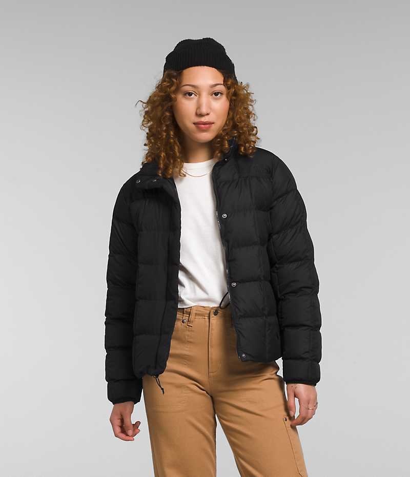 Black Women\'s The North Face Lhotse Reversible Puffer Jacket | DUBLIN BMYU