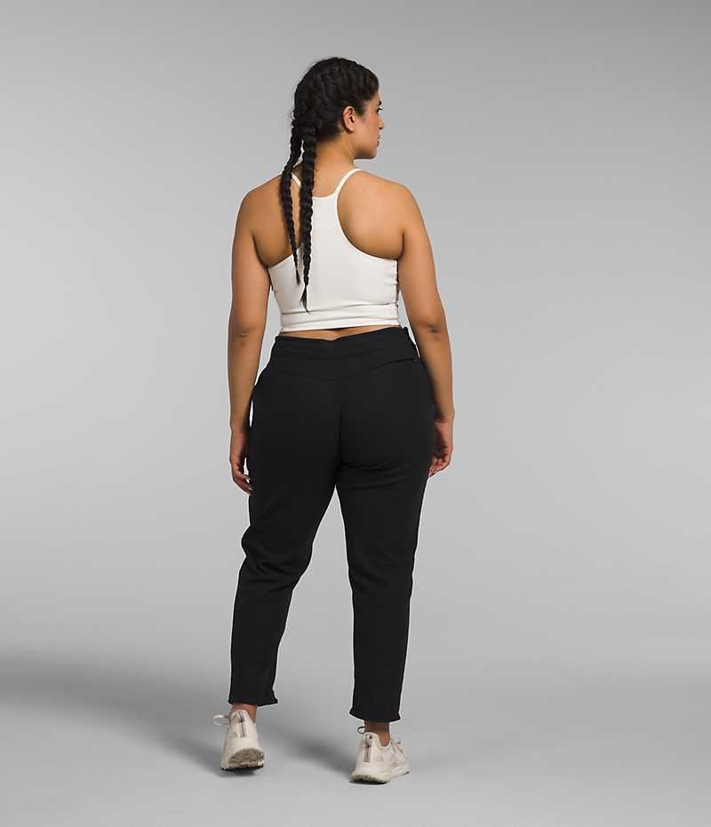 Black Women's The North Face Plus Alpine Polartec® 100 Fleece Pants | DUBLIN CZQP