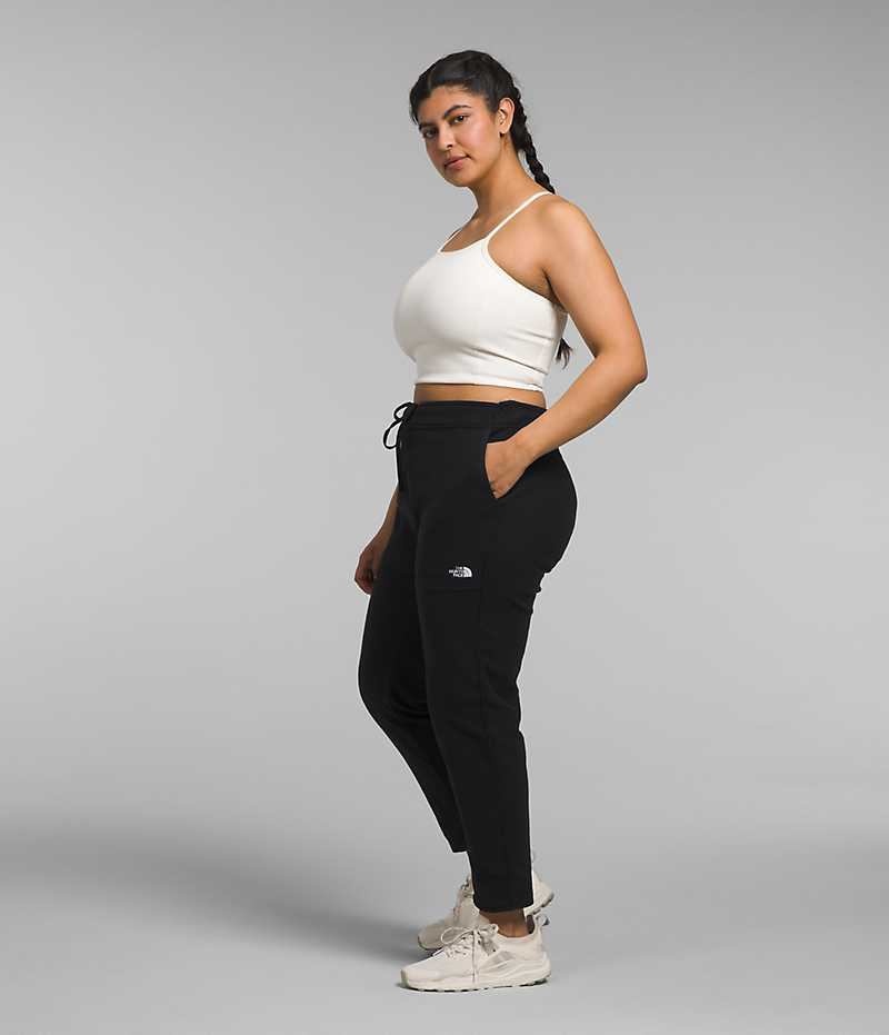 Black Women's The North Face Plus Alpine Polartec® 100 Fleece Pants | DUBLIN CZQP