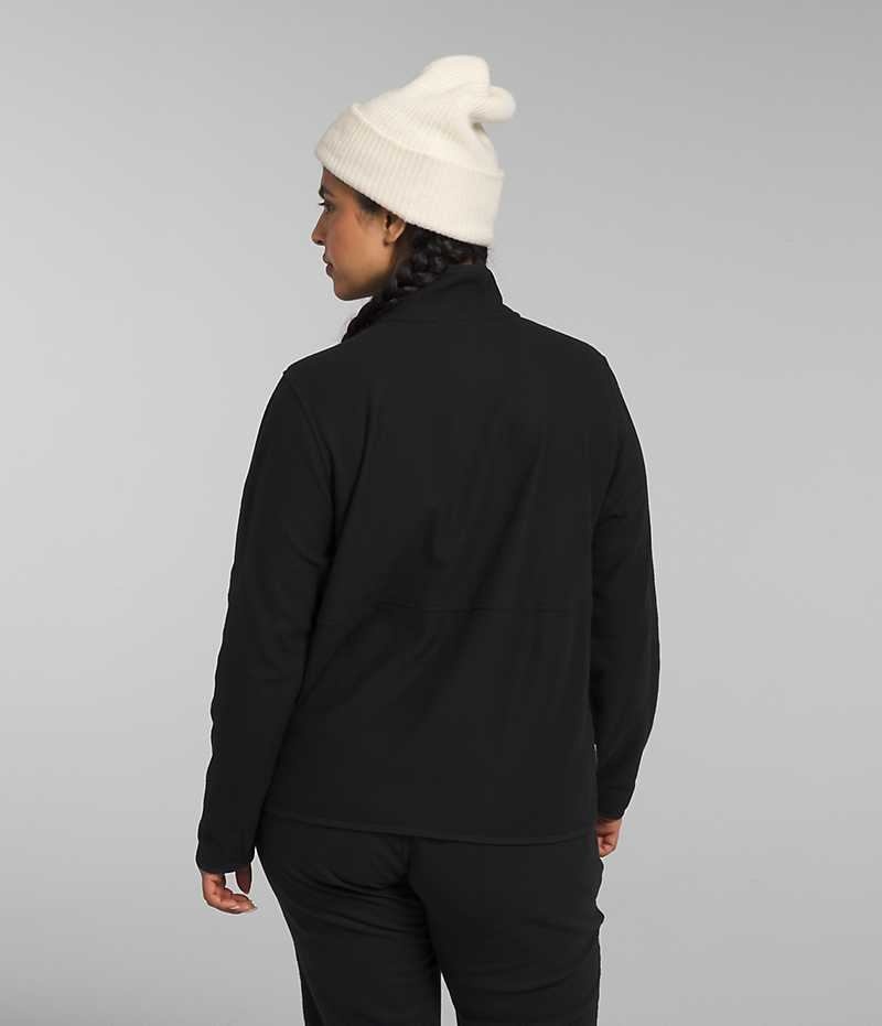 Black Women's The North Face Plus Alpine Polartec® 100 Fleece Jacket | DUBLIN OUZS