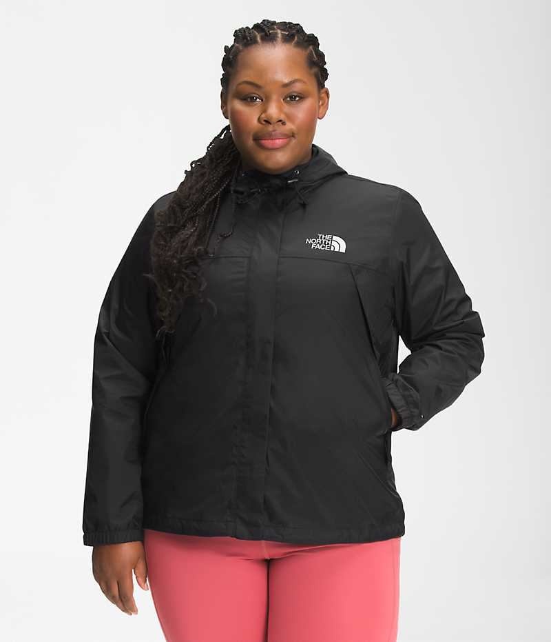 Black Women\'s The North Face Plus Antora Rain Jacket | IRELAND YFDH