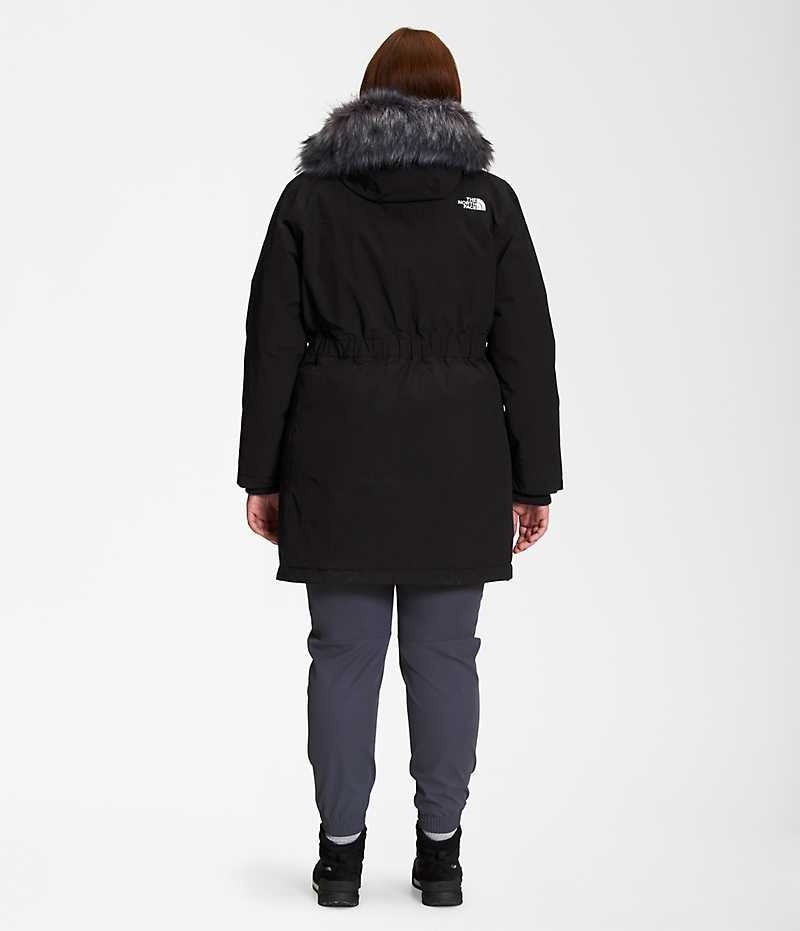 Black Women's The North Face Plus Arctic Coat | IRELAND XWZQ