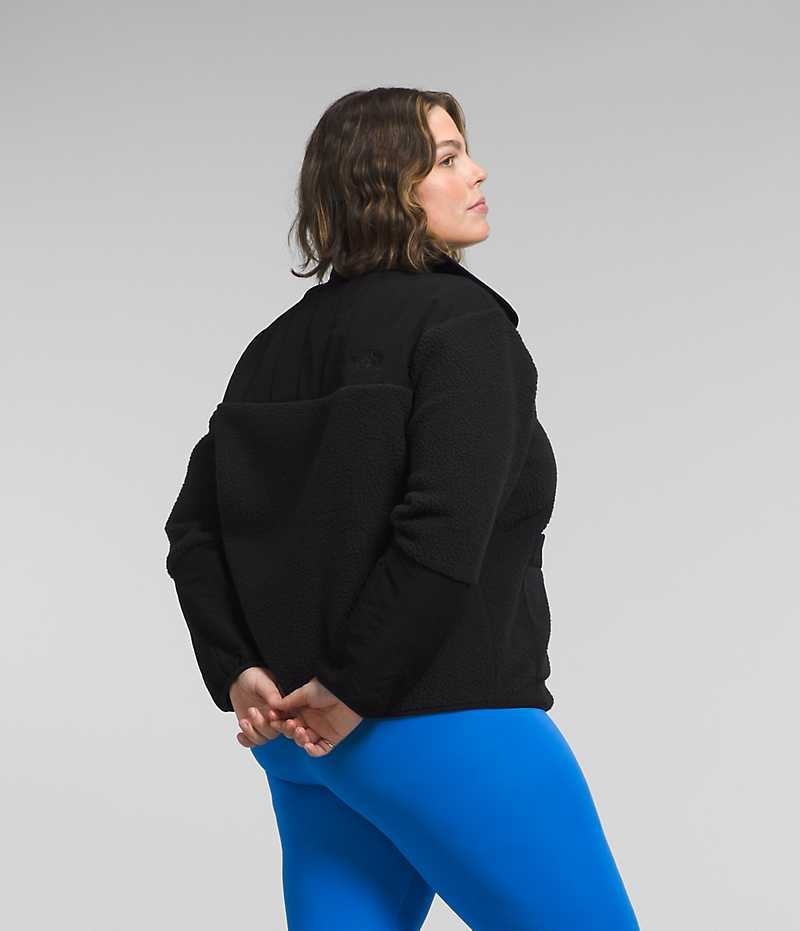 Black Women's The North Face Plus Cragmont Fleece Jacket | IRELAND TPWJ