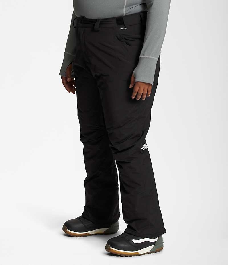 Black Women's The North Face Plus Freedom Insulated Pants | DUBLIN ATZN