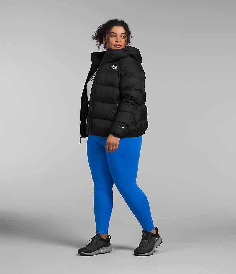 Black Women's The North Face Plus Hydrenalite™ Hoodie Puffer Jacket | IRELAND GAVB