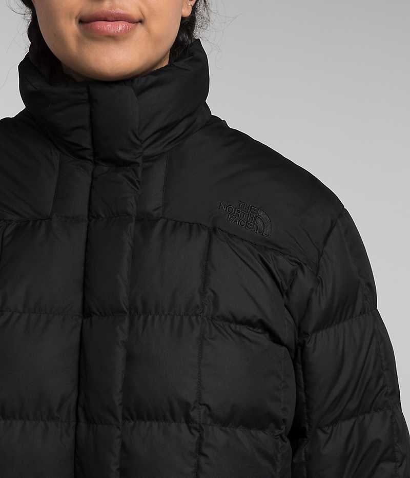 Black Women's The North Face Plus Lhotse Reversible Puffer Jacket | DUBLIN ZLRA