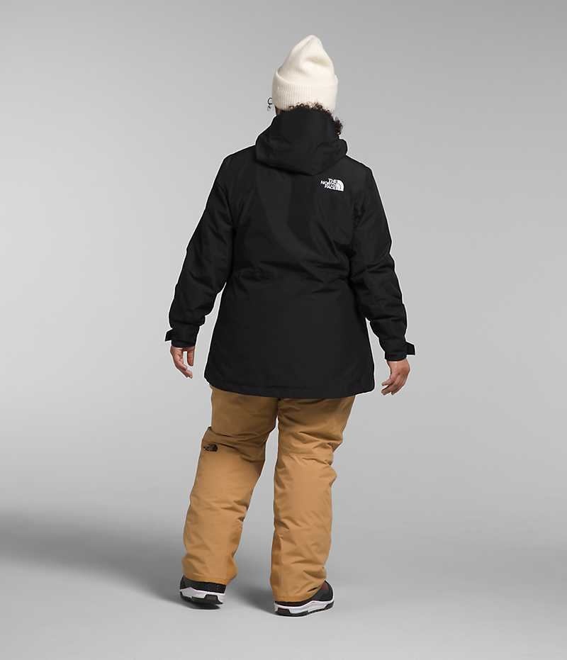 Black Women's The North Face Plus ThermoBall™ Eco Snow Triclimate® Insulated Jacket | IRELAND QZMN