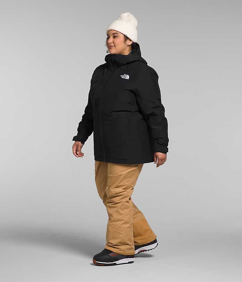 Black Women's The North Face Plus ThermoBall™ Eco Snow Triclimate® Insulated Jacket | IRELAND QZMN