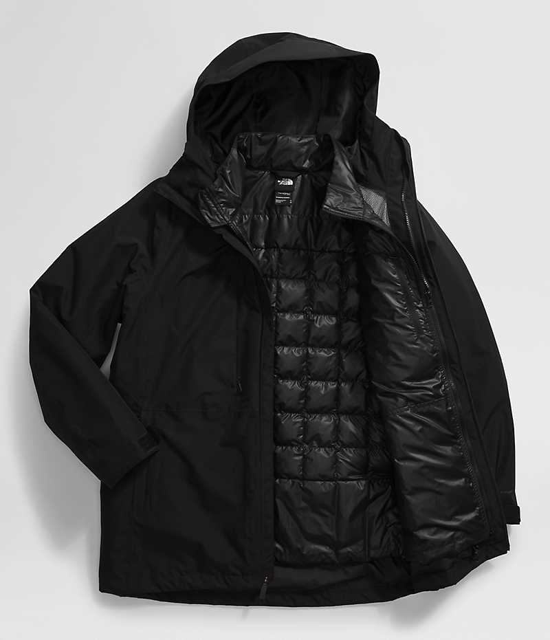 Black Women's The North Face Plus ThermoBall™ Eco Snow Triclimate® Insulated Jacket | IRELAND QZMN