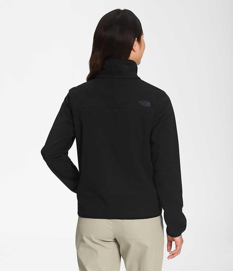 Black Women's The North Face Polar Osito ¼-Zip Sweatshirt | IRELAND RYLH