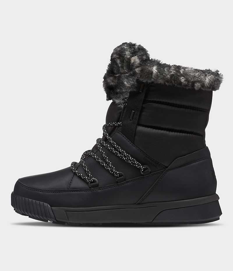 Black Women\'s The North Face Sierra Luxe Waterproof Winter Boots | IRELAND ZGIS