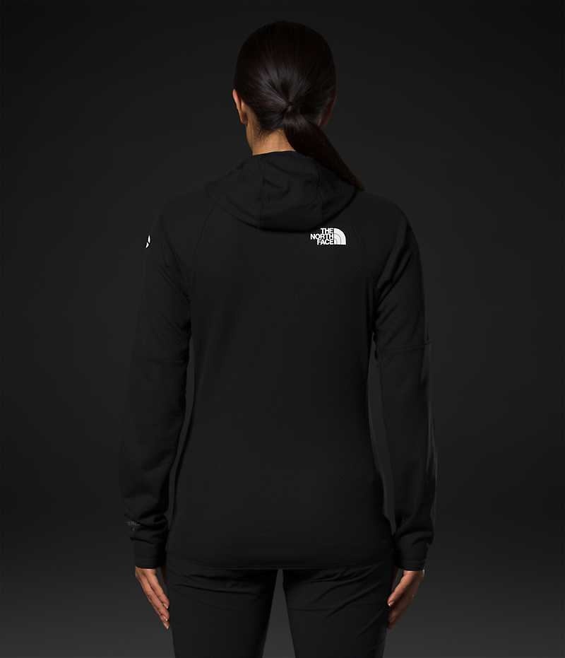 Black Women's The North Face Summit Series FUTUREFLEECE™ Full-Zip Hoodie Fleece Jacket | IRELAND NMUK