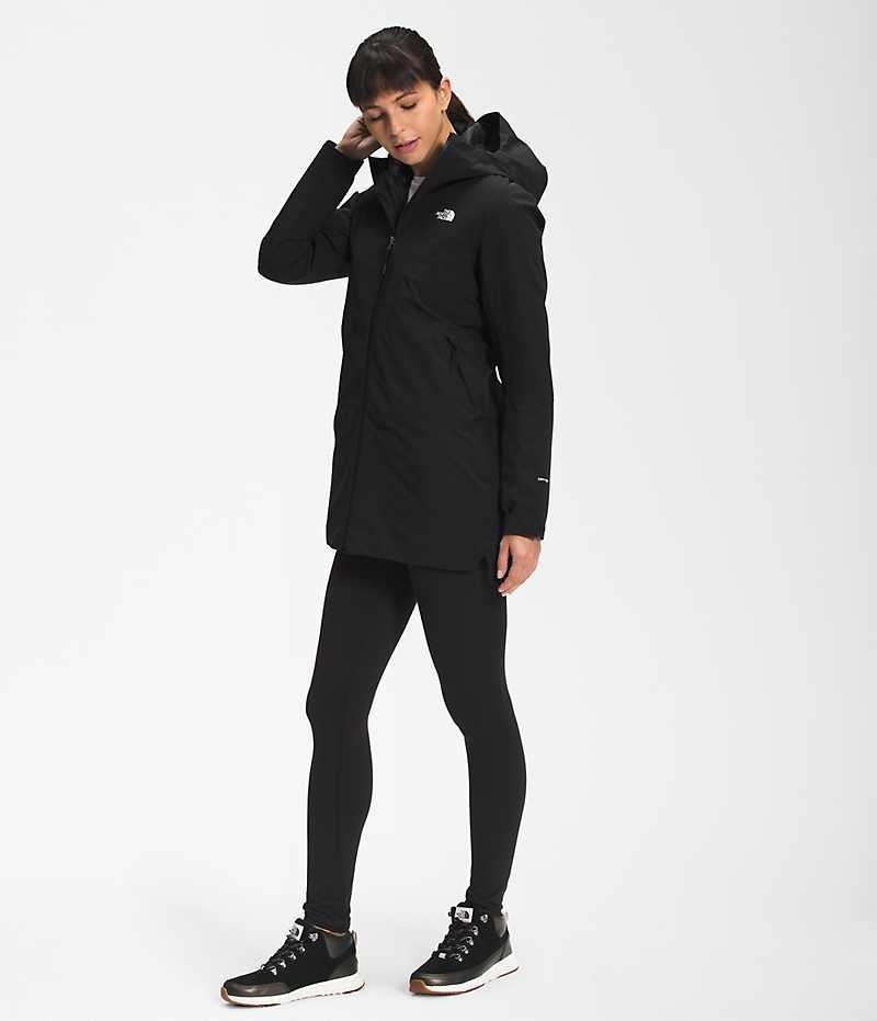 Black Women's The North Face ThermoBall™ Eco Triclimate® Coat | IRELAND AGUH