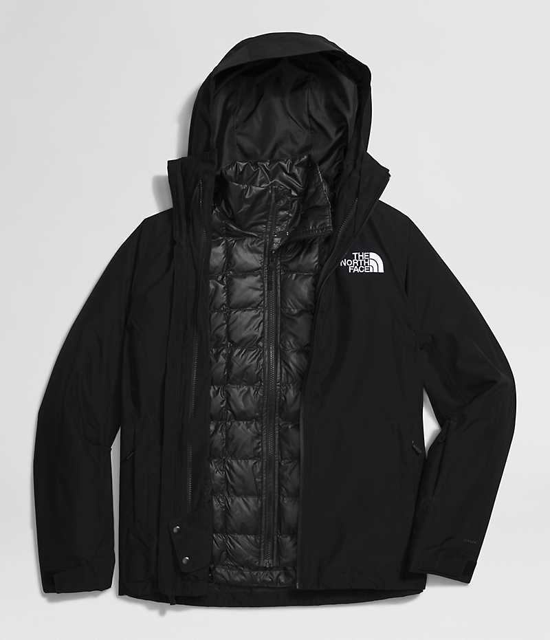 Black Women's The North Face ThermoBall™ Eco Snow Triclimate® Insulated Jacket | DUBLIN MCYN