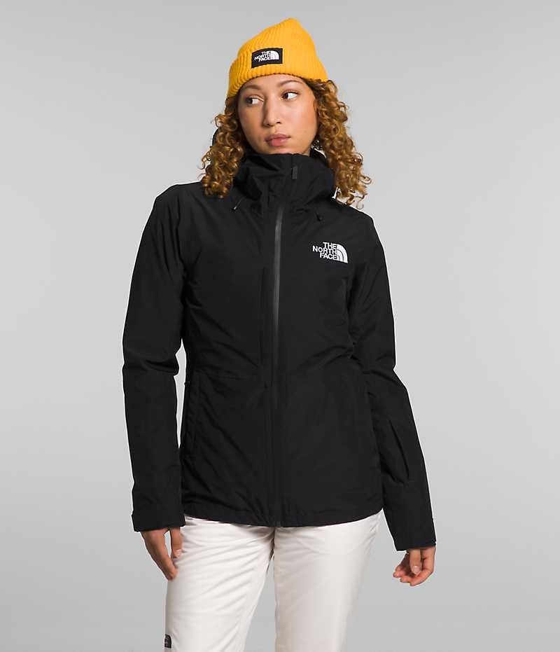 Black Women\'s The North Face ThermoBall™ Eco Snow Triclimate® Insulated Jacket | DUBLIN MCYN