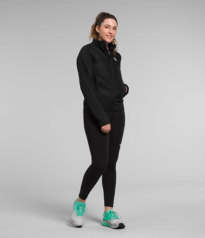 Black Women's The North Face Winter Warm Pro Fleece Jacket | IRELAND MYGJ